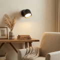 Ideal Lux - LED Zidna reflektorska svjetiljka DODO 1xGX53/9W/230V crna