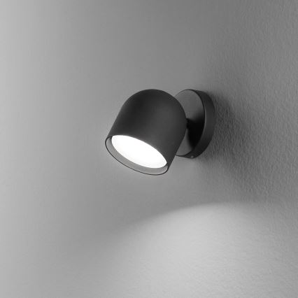 Ideal Lux - LED Zidna reflektorska svjetiljka DODO 1xGX53/9W/230V crna