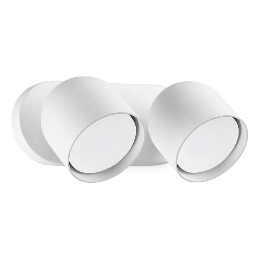 Ideal Lux - LED Zidna reflektorska svjetiljka DODO 2xGX53/9W/230V bijela