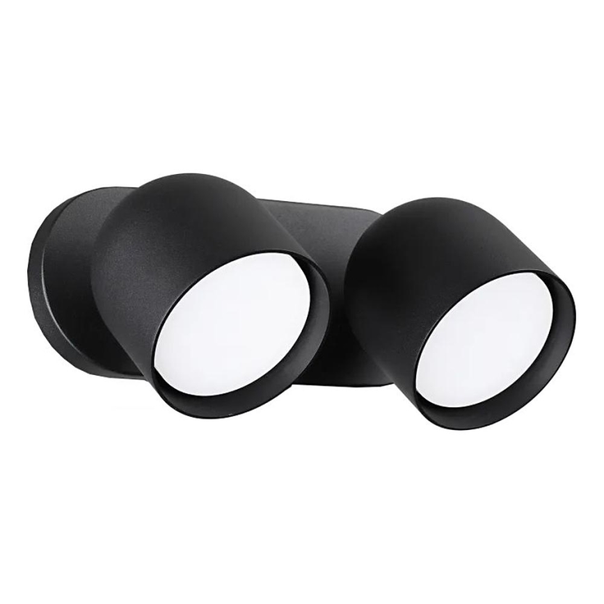 Ideal Lux - LED Zidna reflektorska svjetiljka DODO 2xGX53/9W/230V crna