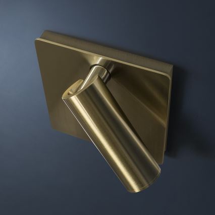 Ideal Lux - LED Zidna reflektorska svjetiljka LITE LED/3W/230V CRI 90 mesing