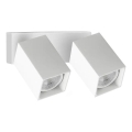 Ideal Lux - LED zidna spot svjetiljka DYNAMITE 2xGU10/7W/230V CRI 90 bijela