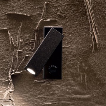 Ideal Lux - LED zidna spot svjetiljka PAGE LED/3W/230V CRI 90 crna