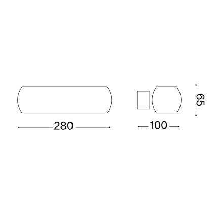 Ideal Lux - LED Zidna svjetiljka 2xG9/3W/230V