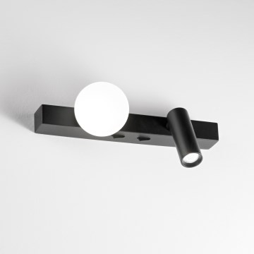 Ideal Lux - LED zidna svjetiljka BINOMIO 2xLED/3W/230V CRI 90 crna