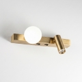 Ideal Lux - LED zidna svjetiljka BINOMIO 2xLED/3W/230V CRI 90 mesing