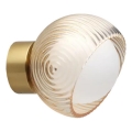 Ideal Lux - LED zidna svjetiljka BLOOM 1xG9/3W/230V zlatna/zadimljena bež
