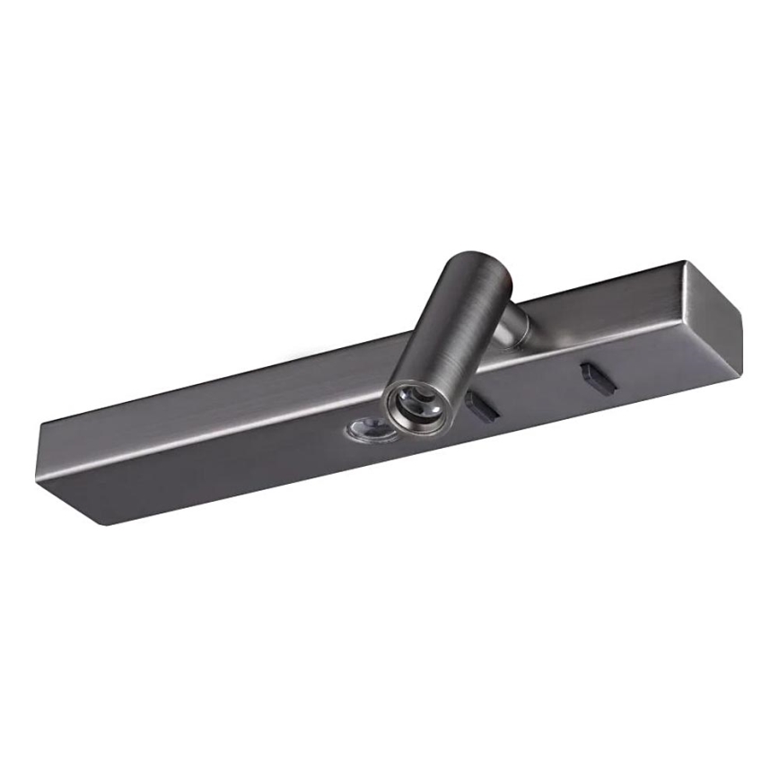 Ideal Lux - LED Zidna svjetiljka BONNE 2xLED/6,5W/230V CRI 90 sjajni krom