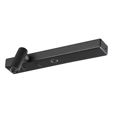 Ideal Lux - LED Zidna svjetiljka BONNE LED/6,5W/230V CRI 90 crna