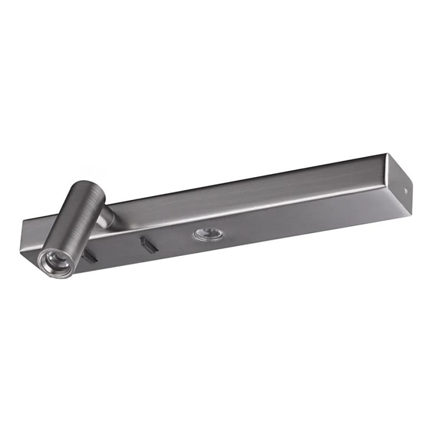 Ideal Lux - LED Zidna svjetiljka BONNE LED/6,5W/230V CRI 90 sjajni krom