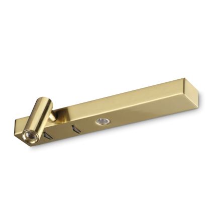 Ideal Lux - LED Zidna svjetiljka BONNE LED/6,5W/230V CRI 90 zlatna
