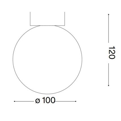 Ideal Lux - LED Zidna svjetiljka CARTA 1xG9/3W/230V pr. 10 cm bijela