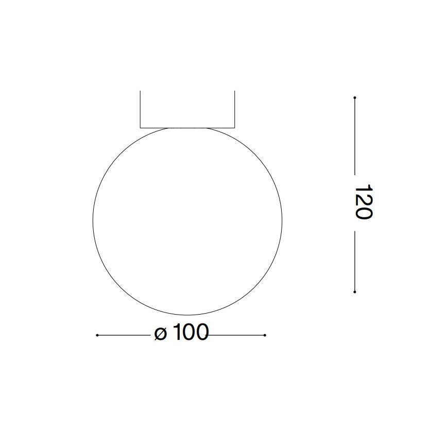 Ideal Lux - LED Zidna svjetiljka CARTA 1xG9/3W/230V pr. 10 cm bijela