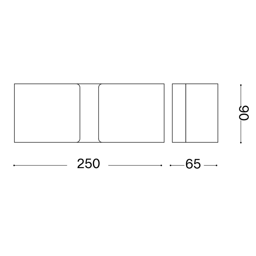 Ideal Lux - LED Zidna svjetiljka CLIP 2xG9/3W/230V smeđa