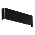 Ideal Lux - LED Zidna svjetiljka DELTA LED/10W/230V 3000K 30 cm CRI 90 crna