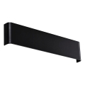 Ideal Lux - LED Zidna svjetiljka DELTA LED/14W/230V 3000K 41 cm CRI 90 crna