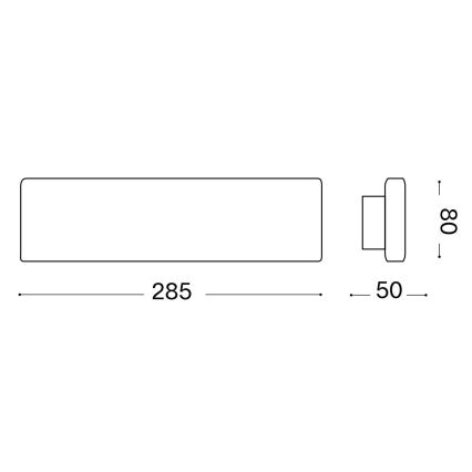 Ideal Lux - LED Zidna svjetiljka DESK LED/12,5W/230V CRI 90 crna