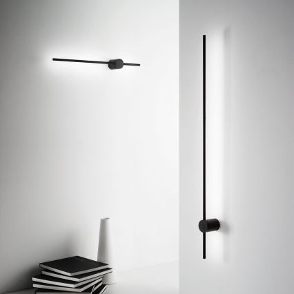 Ideal Lux - LED Zidna svjetiljka ESSENCE LED/12W/230V 4000K 70 cm CRI 90 crna
