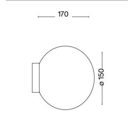 Ideal Lux - LED Zidna svjetiljka MAPA 1xG9/15W/230V