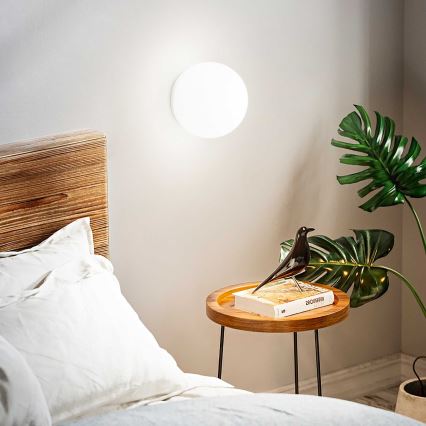 Ideal Lux - LED zidna svjetiljka MAPA 1xG9/3W/230V Ø 15 cm bijela