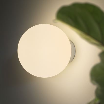 Ideal Lux - LED zidna svjetiljka MAPA 1xG9/3W/230V Ø 15 cm bijela