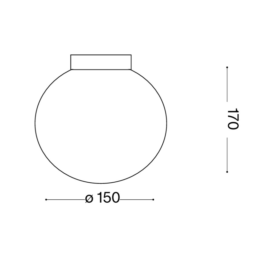 Ideal Lux - LED zidna svjetiljka MAPA 1xG9/3W/230V Ø 15 cm bijela