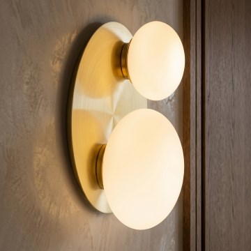 Ideal Lux - LED zidna svjetiljka NINFEA 2xG9/3W/230V zlatna