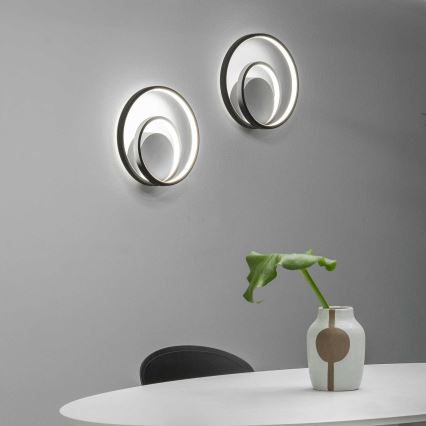 Ideal Lux - LED Zidna svjetiljka OZ LED/26W/230V CRI 90 crna