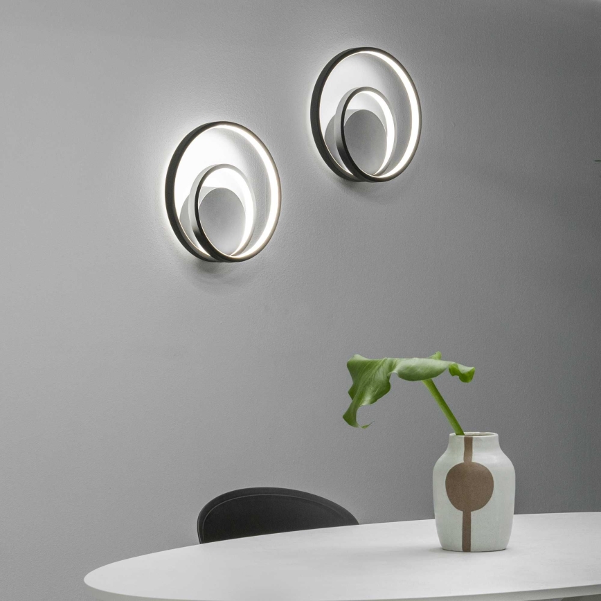 Ideal Lux - LED Zidna svjetiljka OZ LED/26W/230V CRI 90 crna