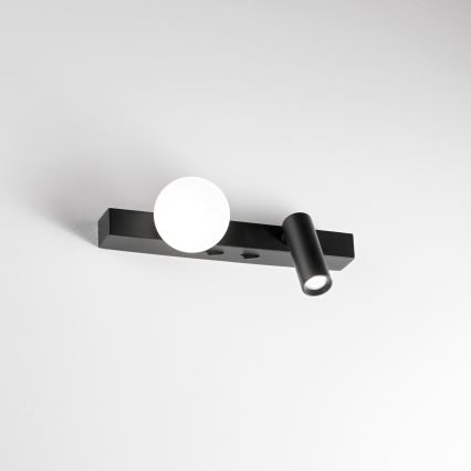 Ideal Lux - LED Zidna svjetiljka PING PONG 2xLED/3W/230V CRI 90 crna