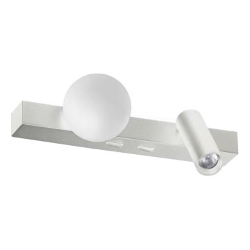 Ideal Lux - LED Zidna svjetiljka PING PONG 2xLED/3W/230V CRI 90 mat krom
