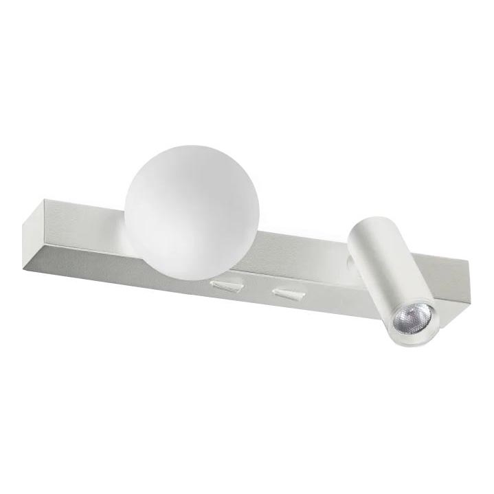 Ideal Lux - LED Zidna svjetiljka PING PONG 2xLED/3W/230V CRI 90 mat krom