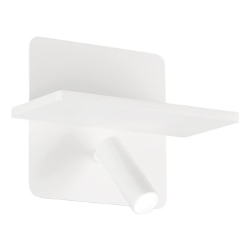 Ideal Lux - LED zidni spot PIANO LED/10W/230V CRI 90 USB bijela