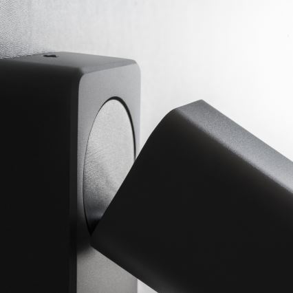 Ideal Lux - LED zidno reflektorsko svjetlo RUDY 1xGU10/7W/230V CRI 90 crno