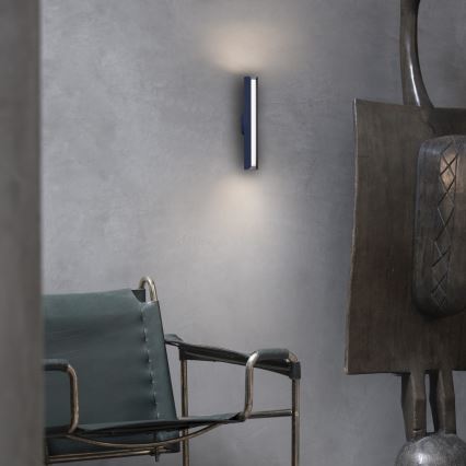 Ideal Lux - LED zidno svjetlo DORICA LED/8,5W/230V CRI 90 crna