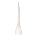 Ideal Lux - Luster na kabelu FLUT 1xE14/40W/230V promjer 10,5 cm bijela