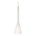 Ideal Lux - Luster na kabelu FLUT 1xE14/40W/230V promjer 10,5 cm bijela