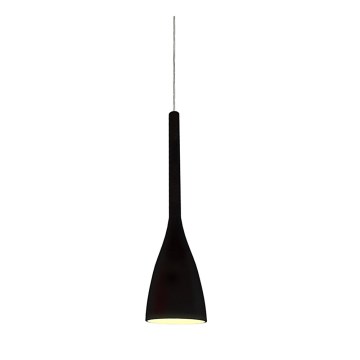 Ideal Lux - Luster na kabelu FLUT 1xE14/40W/230V Ø 10,5 cm, crni