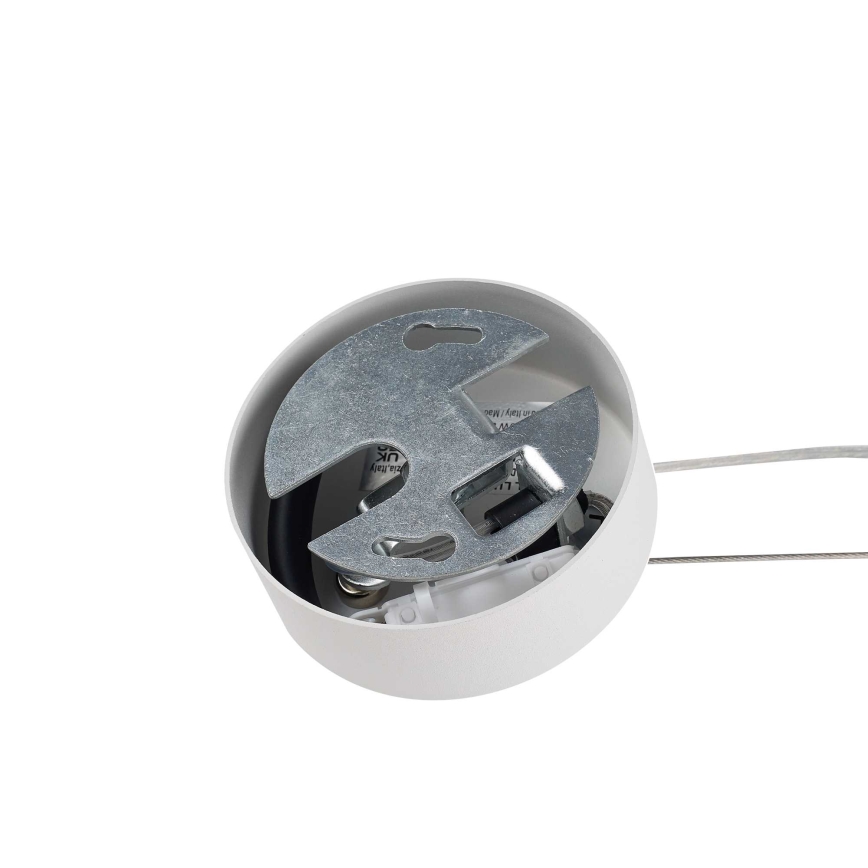 Ideal Lux - Luster na kabelu MAPA 1xE27/42W/230V Ø 30 cm bijela