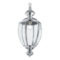 Ideal Lux - Luster na lancu 1x E27/60W/230V Ø 25 cm sjajni krom