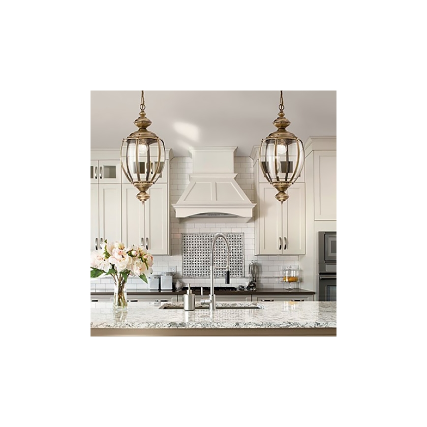Ideal Lux - luster na lancu 1xE27/60W/230V promjer 25 cm brončani