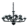 Ideal Lux - Luster na lancu CASANOVA 16xE14/40W/230V pr. 120 cm siva