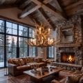 Ideal Lux - Luster na lancu CHALET 12xE14/40W/230V rogovi