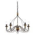 Ideal Lux - Luster na lancu CORTE 5xE14/40W/230V pr. 54 cm bakar