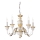 Ideal Lux - Luster na lancu FIRENZE 5xE14/40W/230V pr. 55 cm bijela/zlatna