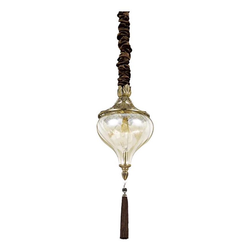 Ideal Lux - Luster na lancu HAREM 1xE27/42W/230V pr. 16,5 cm mesing