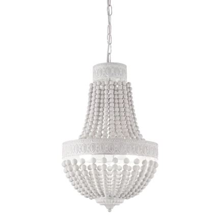 Ideal Lux - Luster na lancu MONET 5xE14/40W/230V pr. 40 cm konoplja/bijela