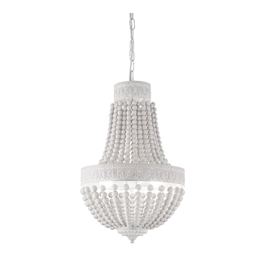 Ideal Lux - Luster na lancu MONET 5xE14/40W/230V pr. 40 cm konoplja/bijela