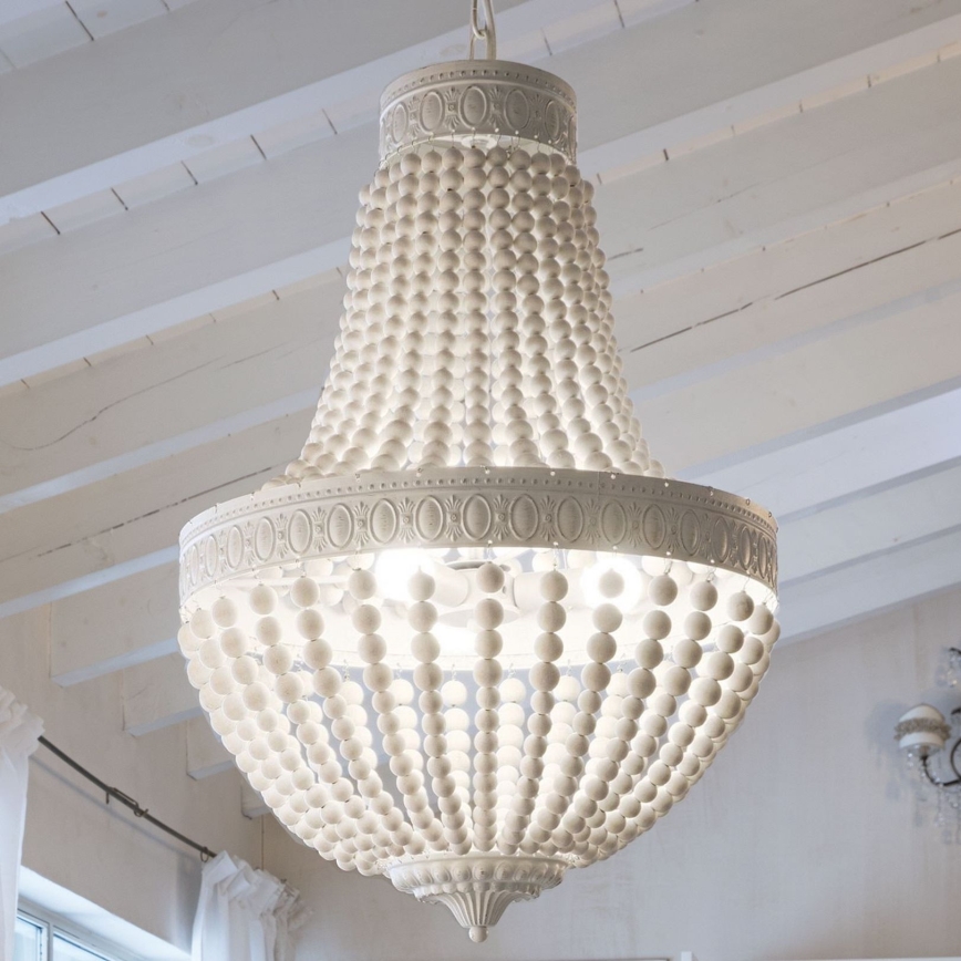Ideal Lux - Luster na lancu MONET 6xE14/40W/230V pr. 50 cm konoplja/bijela