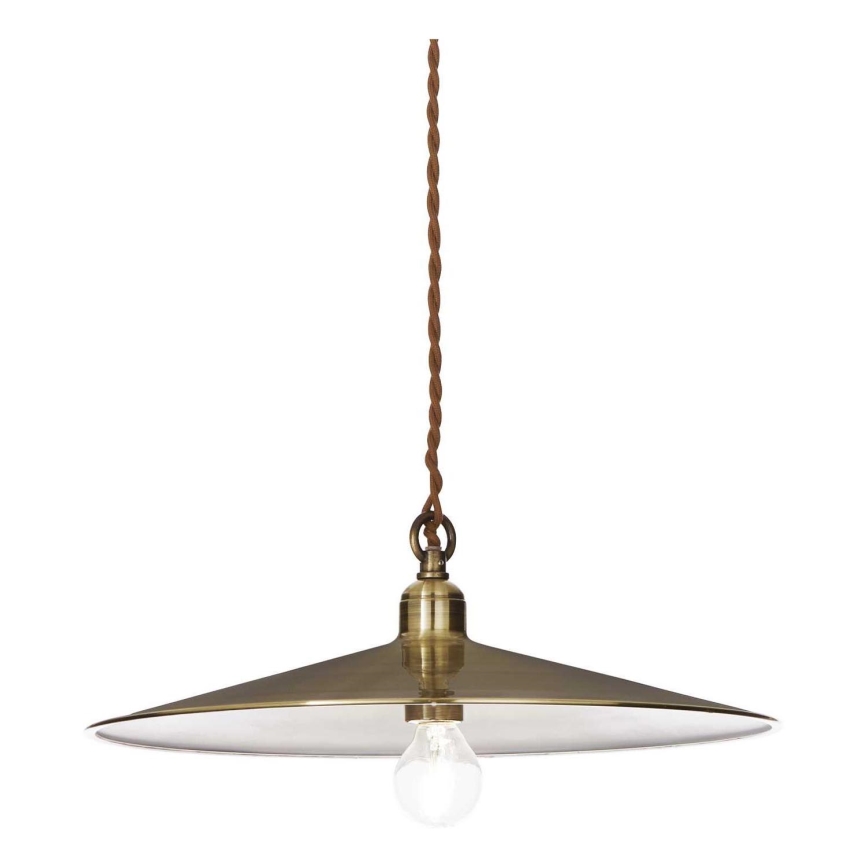 Ideal Lux - Luster na sajli CANTINA 1xE27/42W/230V pr. 35 cm bronca